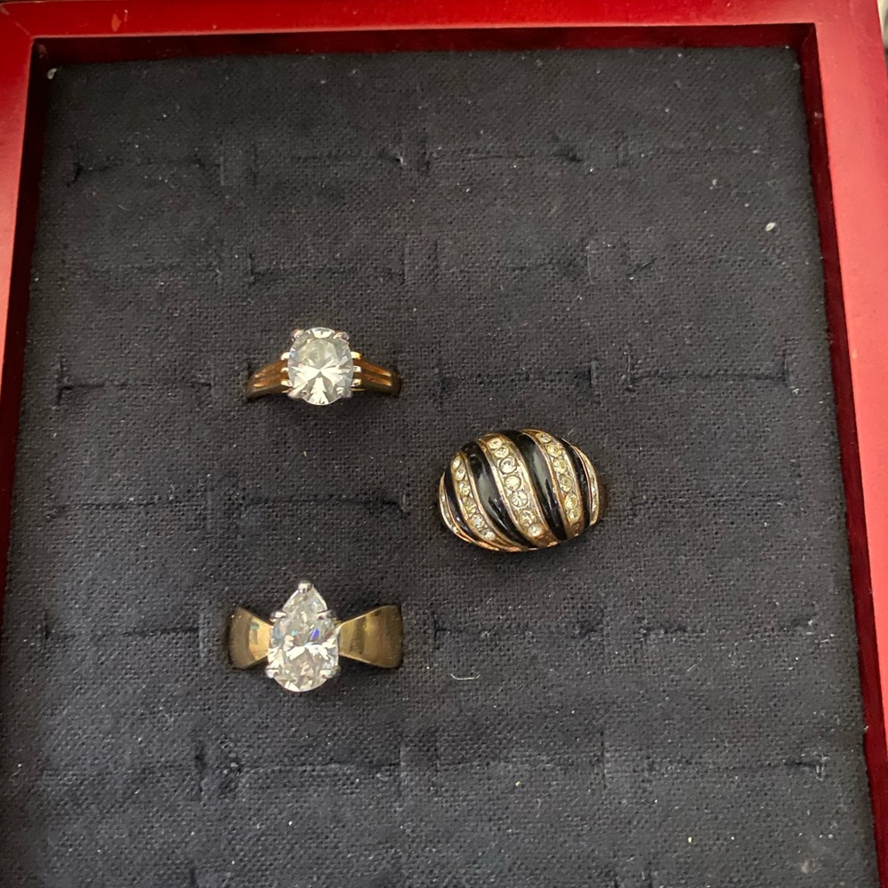 18k gold rings